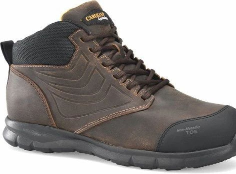 Work * | Carolina' Men'S Lytning 1.9 Athletic Eh Comp Toe Brown / Black