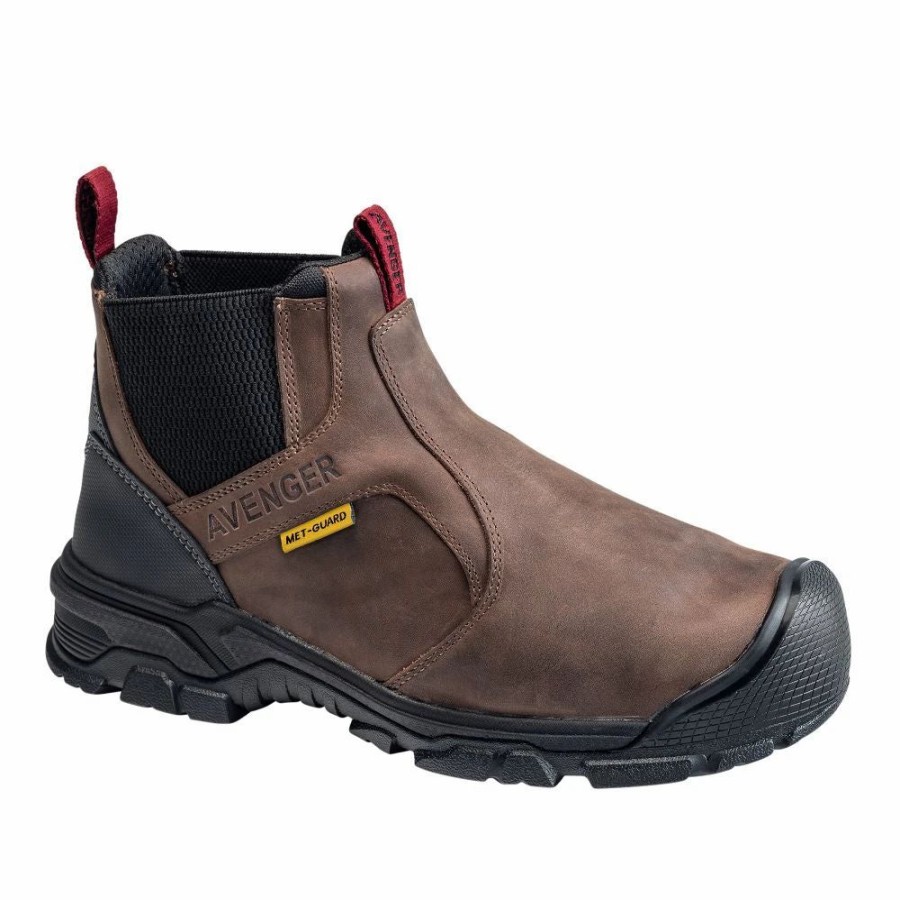 Work * | Avenger' Men'S Ripsaw Romeo Int. Metguard Eh Pr Wp Alloy Toe Brown