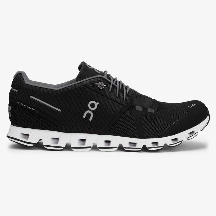 Athletic * | On Running' Men'S Cloud Black / White