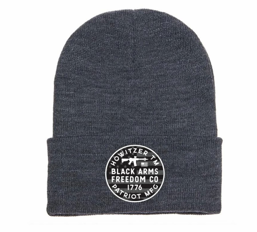 Accessories * | Howitzer Clothing 'Howitzer' Men'S Arms Beanie Charcoal Heather