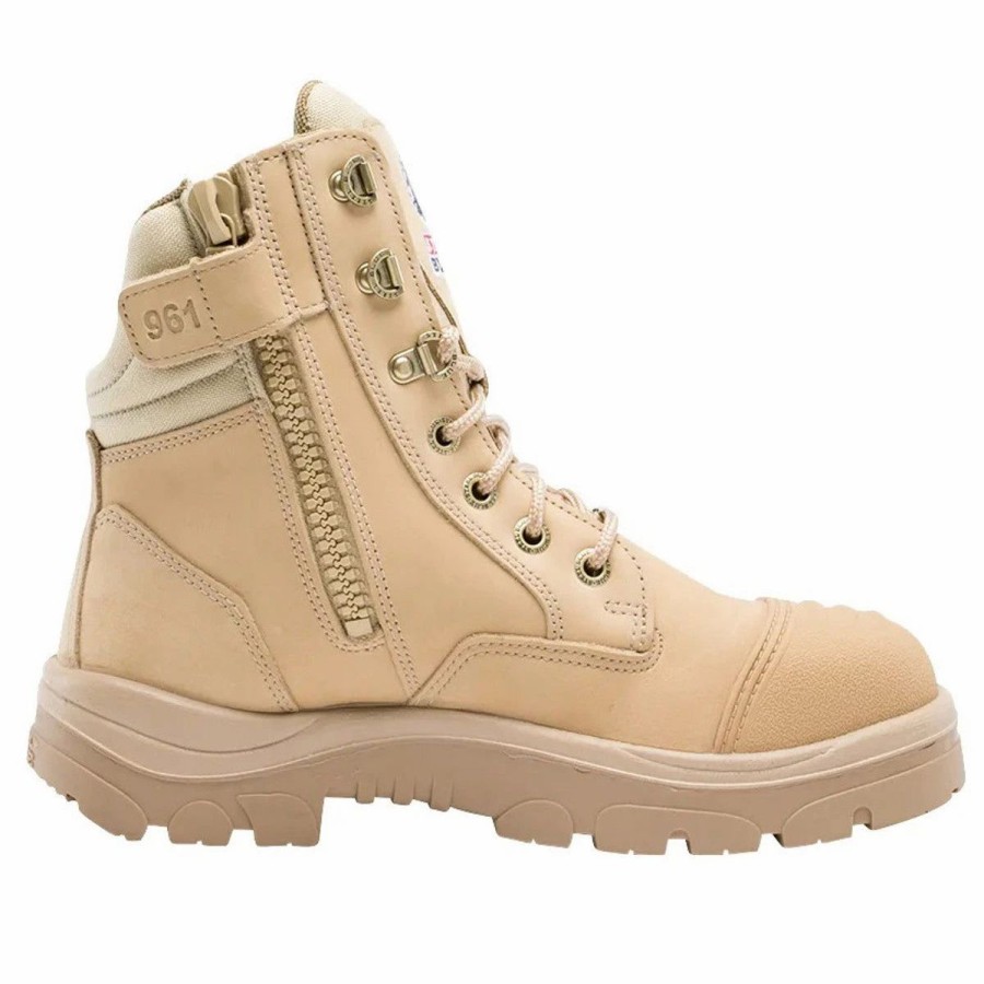 Work * | Steel Blue' Men'S 6 Southern Cross Zip Scuff Eh Steel Toe Sand (Wide)