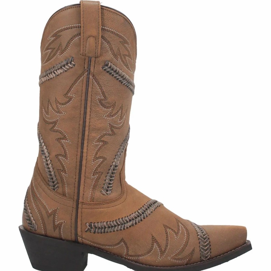 Cowboy * | Laredo' Men'S 12 Lawry Western Fashion Snip Toe Tan