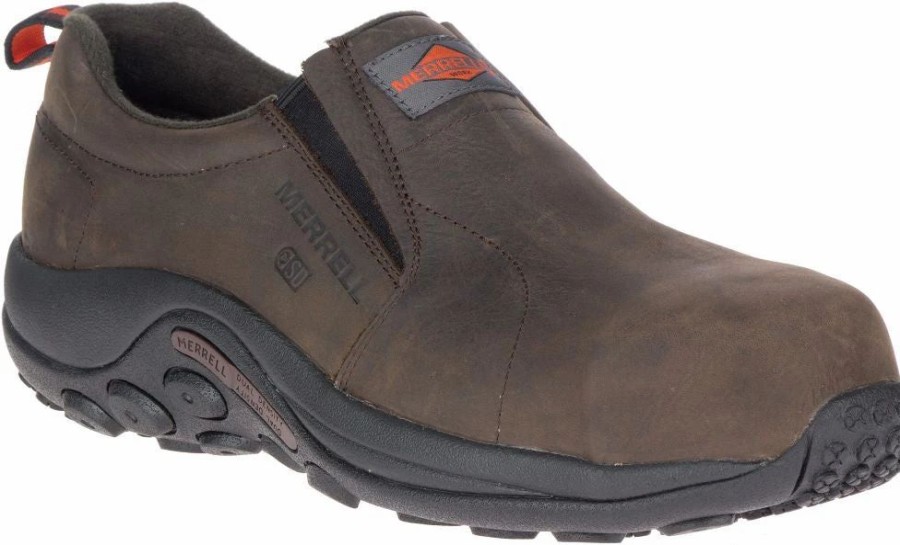 Work * | Merrell' Men'S Jungle Moc Leather Esd Comp Toe Espresso