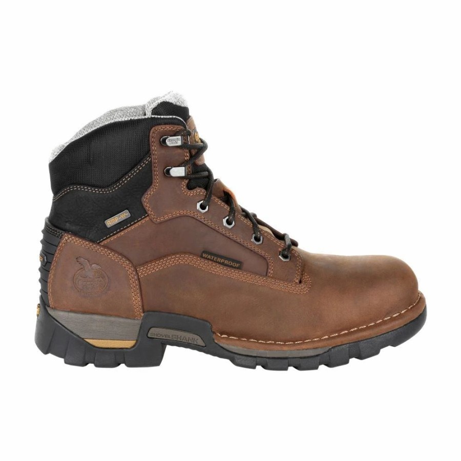 Work * | Georgia Boot' Men'S 6 Eagle One Eh Wp Steel Toe Brown