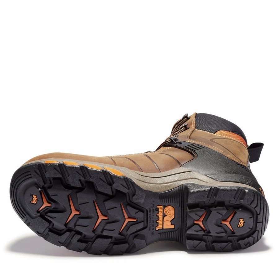 Work * | Timberland Pro' Men'S 8 Hypercharge Wp Comp Toe Brown / Black