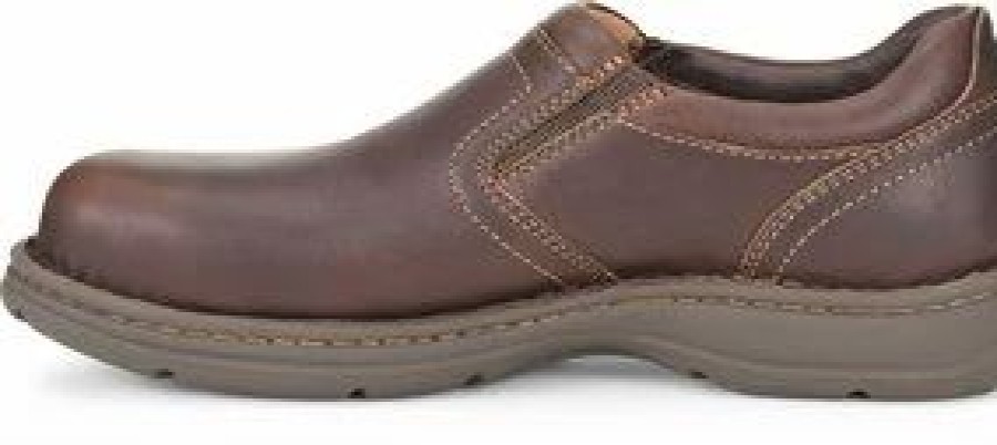 Work * | Carolina' Men'S Blvd 2.0 Aluminum Toe Esd Slip On Brown