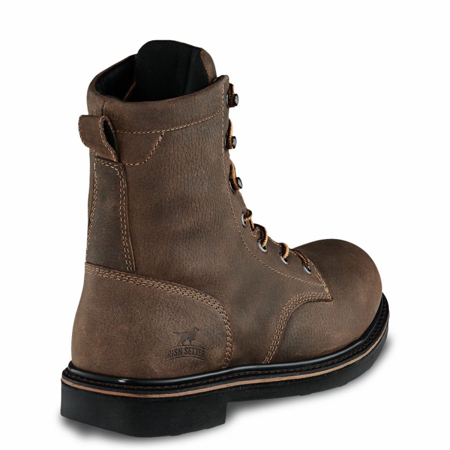 Work * | Irish Setter' Men'S 8 Farmington Eh Lace Soft Toe Brown