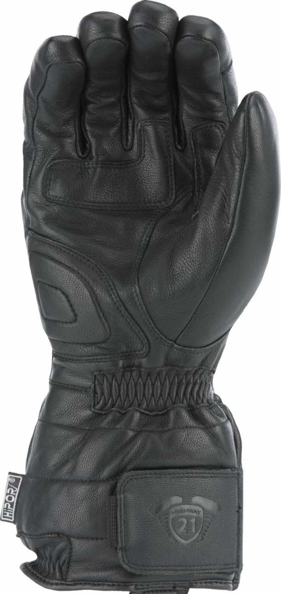 Accessories * | Highway 21' Unisex Radiant Heated Leather Glove Black