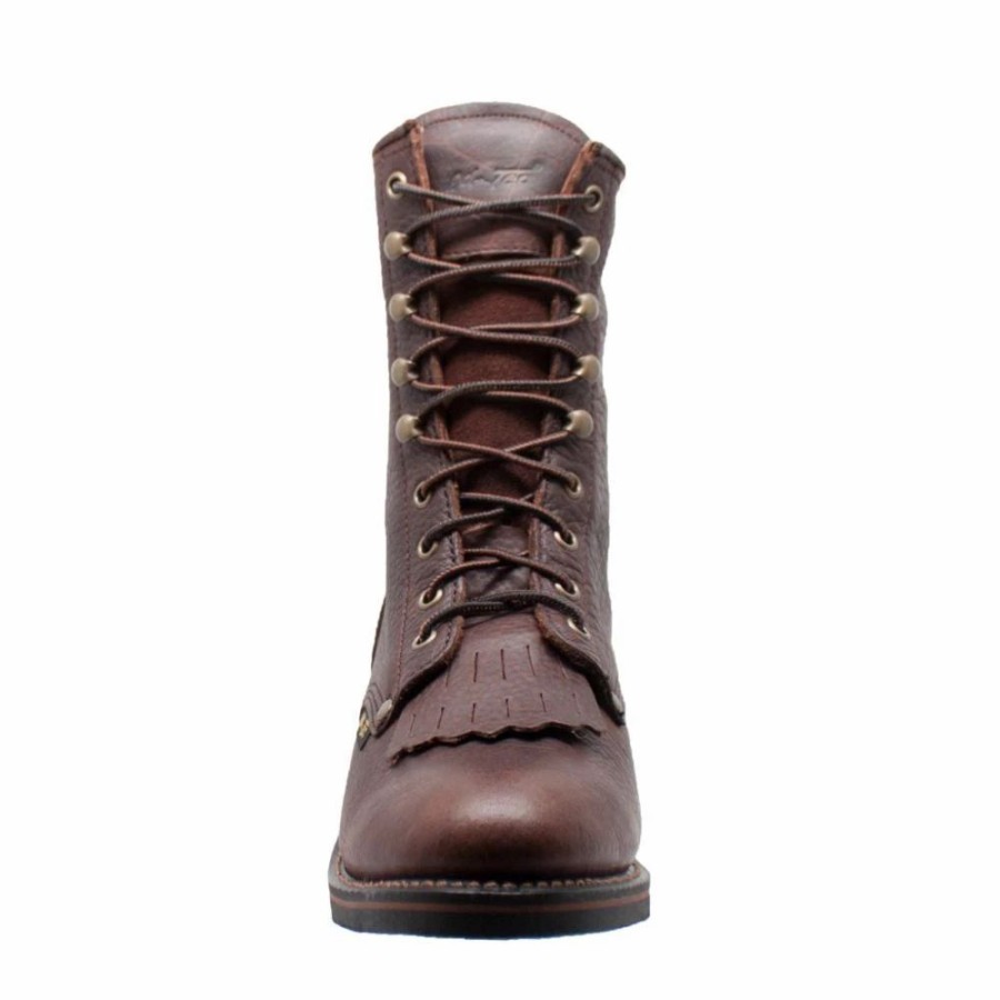 Work * | Adtec' Men'S 9 Packer Style Soft Toe Chestnut