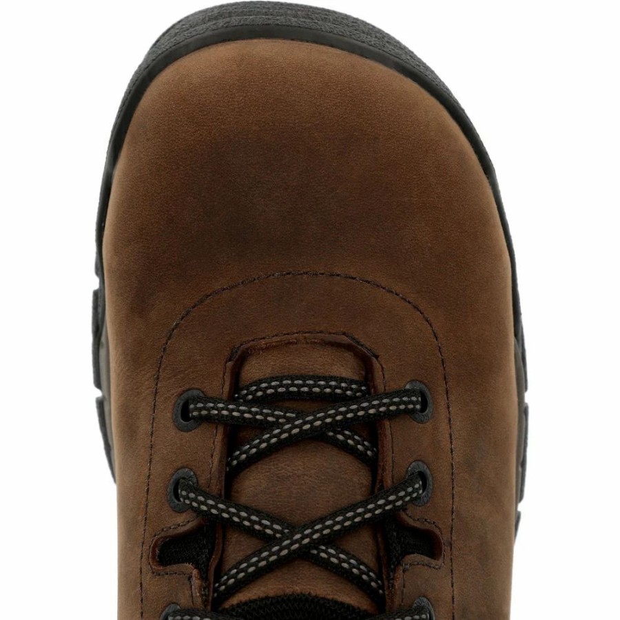 Work * | Rocky' Men'S 6 Mobilite Eh Wp Comp Toe Dark Brown