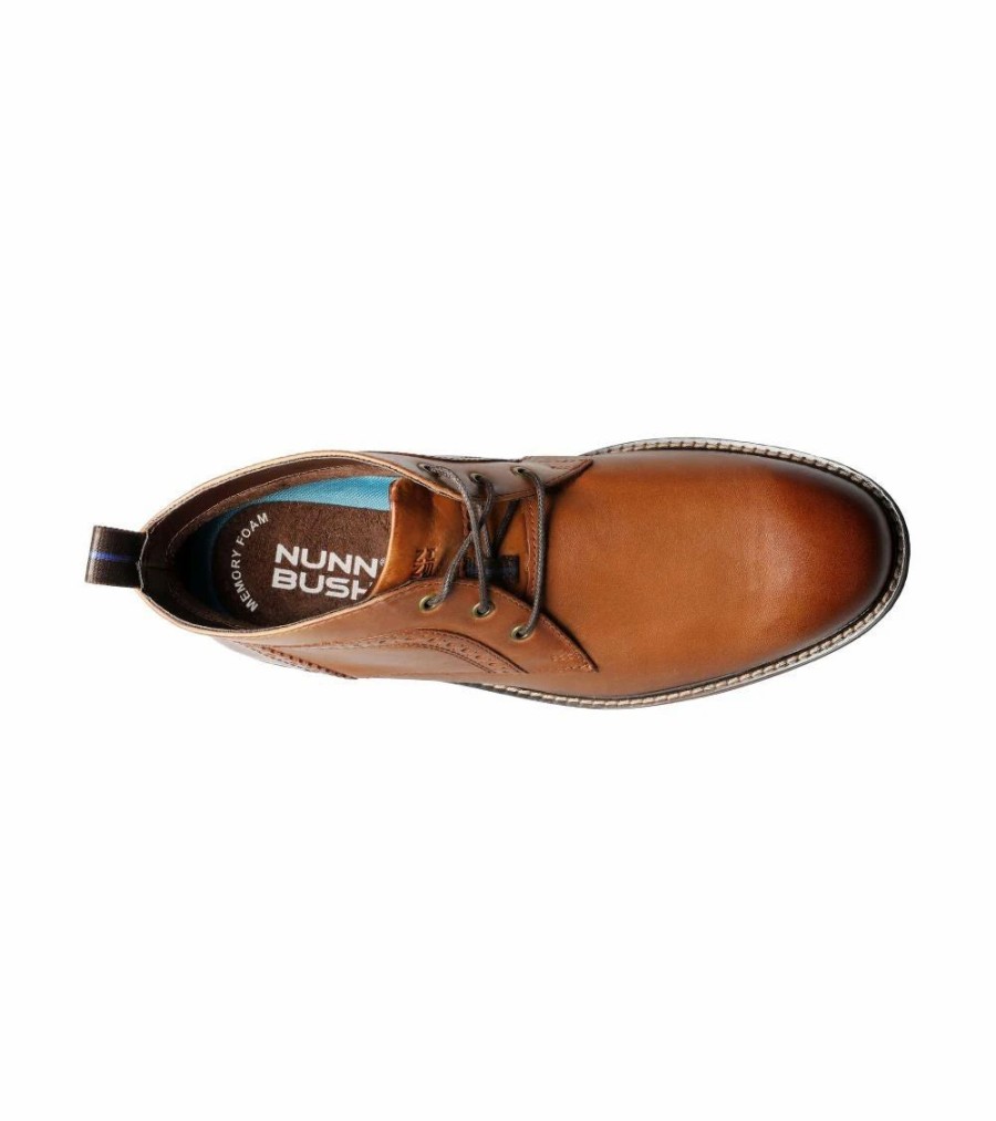 Casual & Dress * | Nunn Bush' Men'S Ozark Plain Toe Chukka Boot Tan Crazy Horse