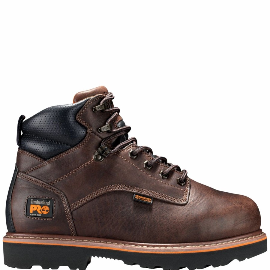 Work * | Timberland Pro' Men'S 6 Ascender Eh Met Guard Alloy Toe Brown