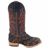 Cowboy * | Anderson Bean' Men'S 13 Horsepower Top Hand Big Bass Square Toe Pirarucu / Royal Blue Mad Dog