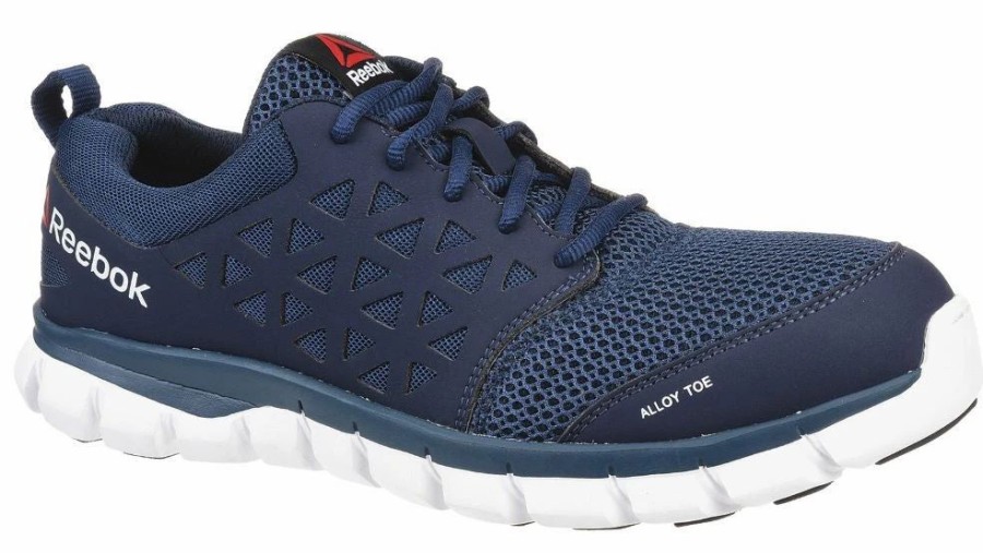 Work * | Reebok' Men'S Sublite Cushion Esd Sr Alloy Toe Navy