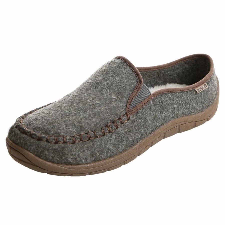 Casual & Dress * | Northside' Men'S Scranton Slipper Dark Grey