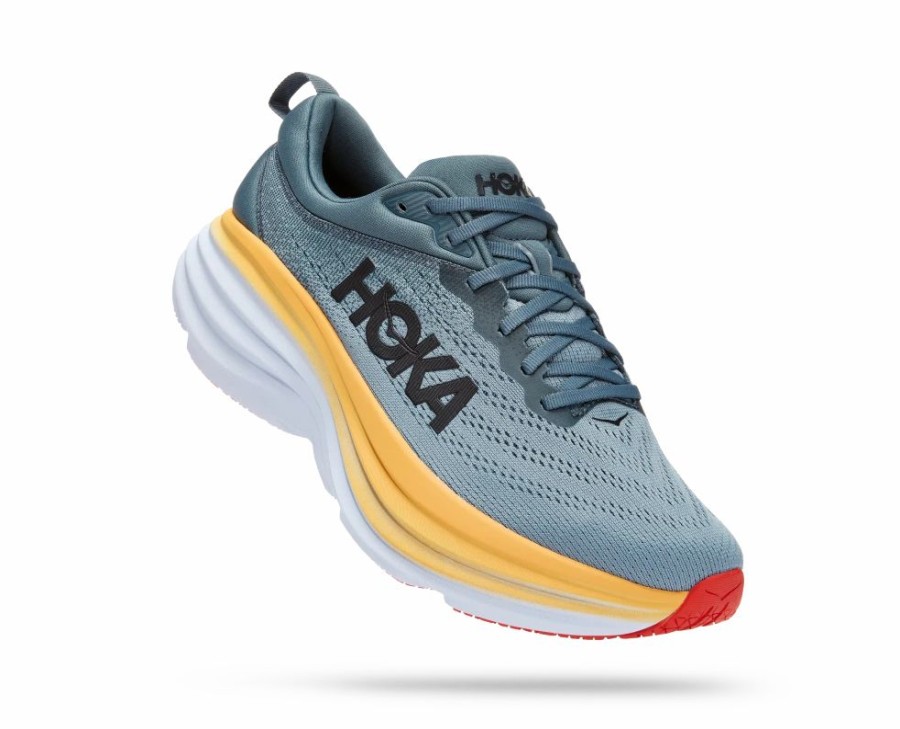 Athletic * | Hoka' Men'S Bondi 8 Goblin Blue / Mountain Spring