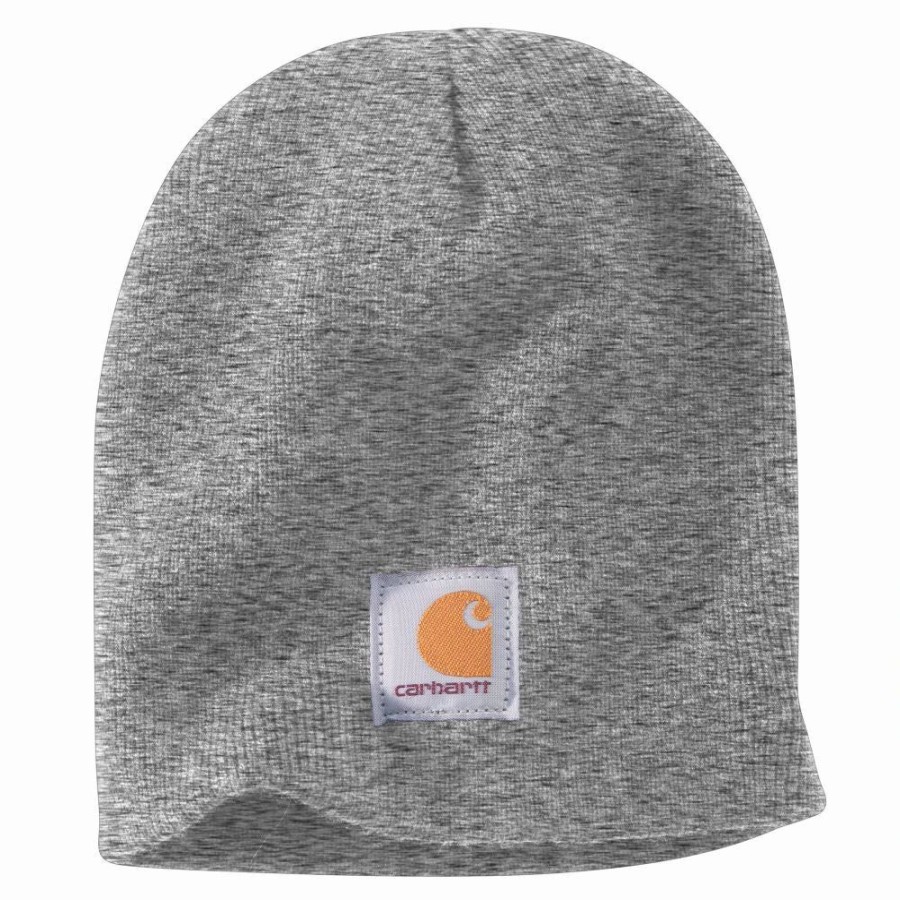 Accessories * | Carhartt' Men'S Acrylic Knit Beanie Heather Grey