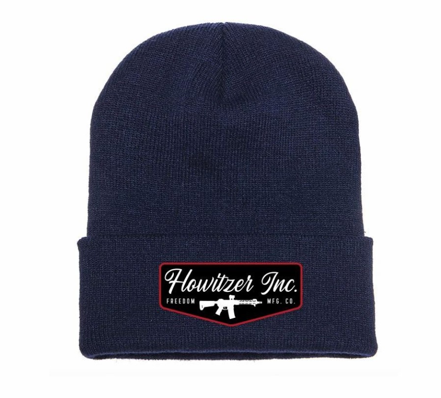 Accessories * | Howitzer Clothing 'Howitzer' Men'S Stamp Beanie Navy