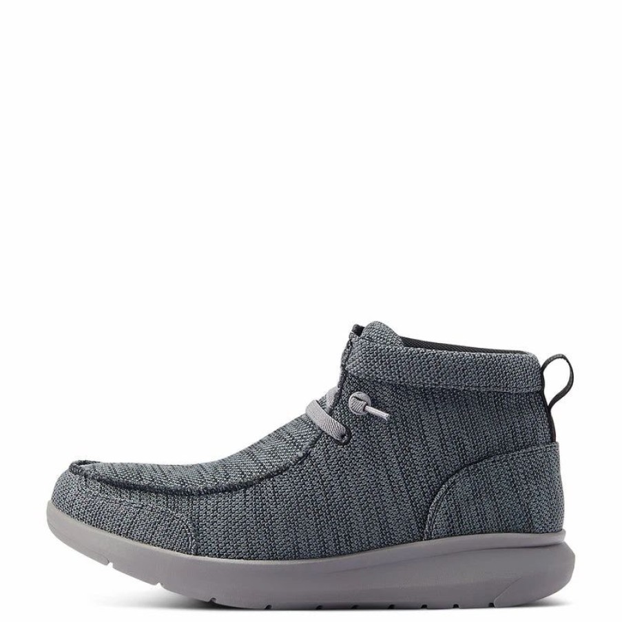 Casual & Dress * | Ariat' Men'S 4 Hilo Rodeo Slip On Chukka Heathered Smoke