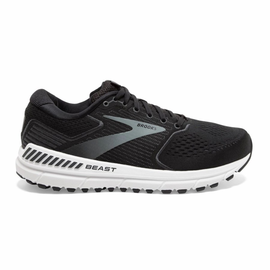 Athletic * | Brooks' Men'S Beast 20 Black / Ebony / Grey