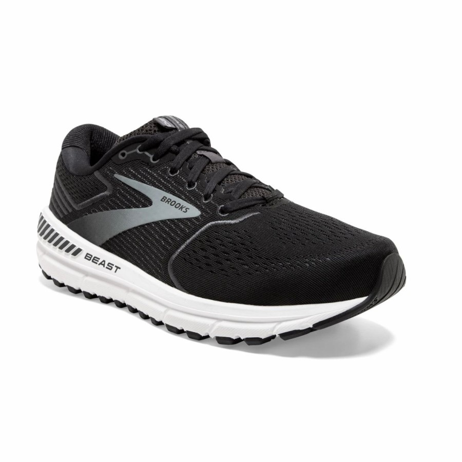 Athletic * | Brooks' Men'S Beast 20 Black / Ebony / Grey