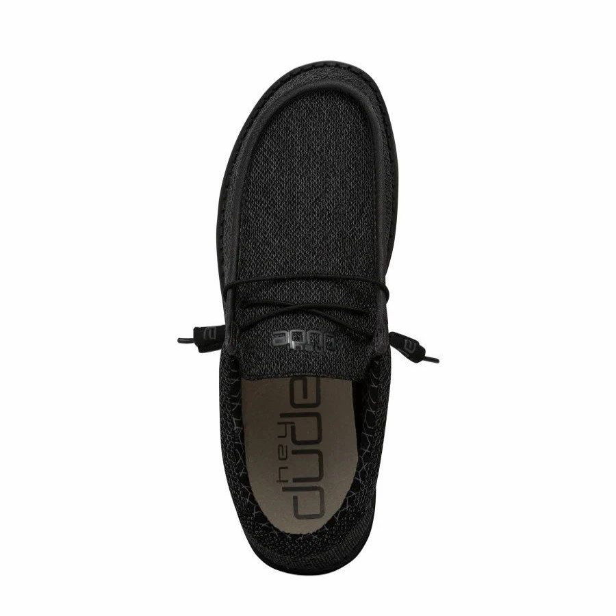 Casual & Dress * | Hey Dude' Men'S Wally Sox Micro Total Black