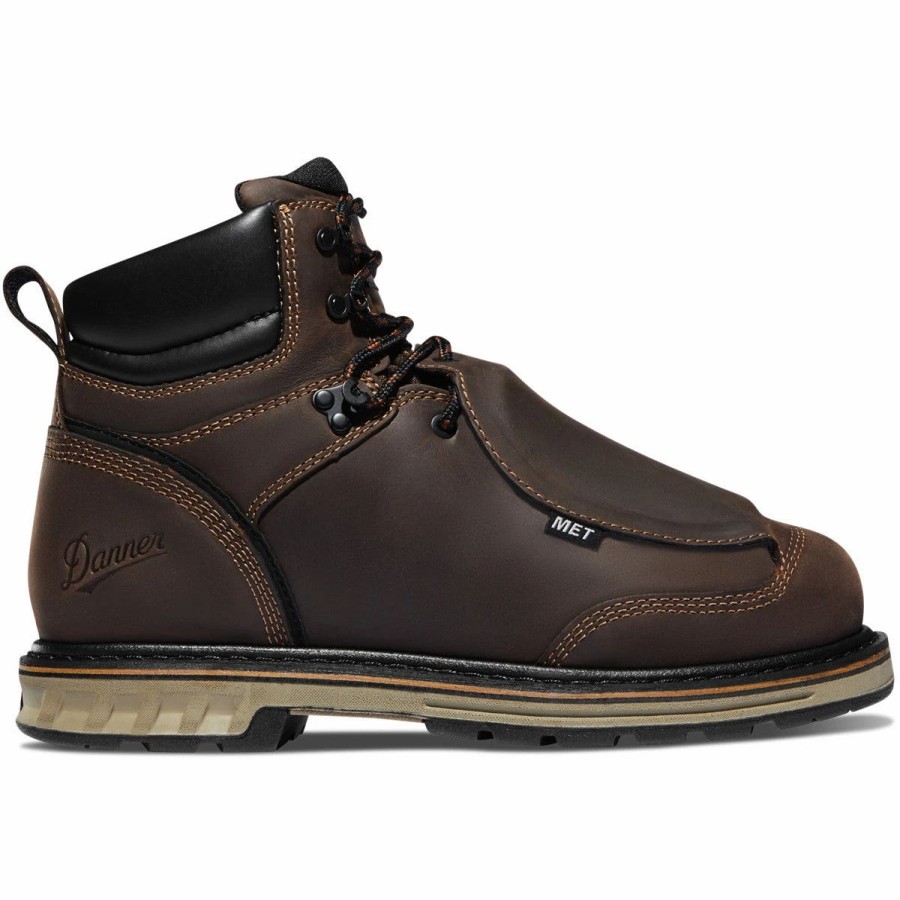 Work * | Danner Inc 'Danner' Men'S 6 Steel Yard Metguard Eh Steel Toe Brown