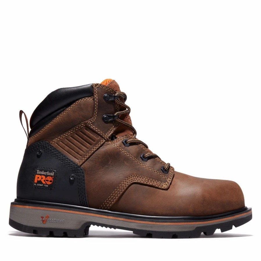 Work * | Timberland Pro' Men'S 6 Ballast Eh Comp Toe Mocha Full-Grain