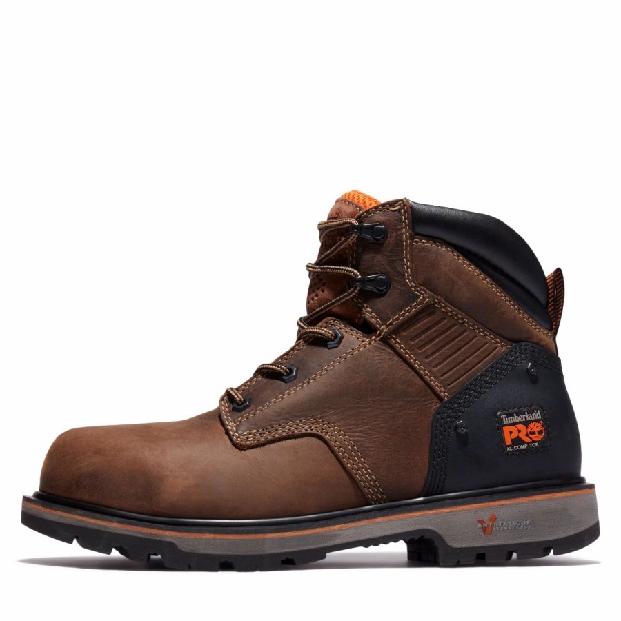 Work * | Timberland Pro' Men'S 6 Ballast Eh Comp Toe Mocha Full-Grain