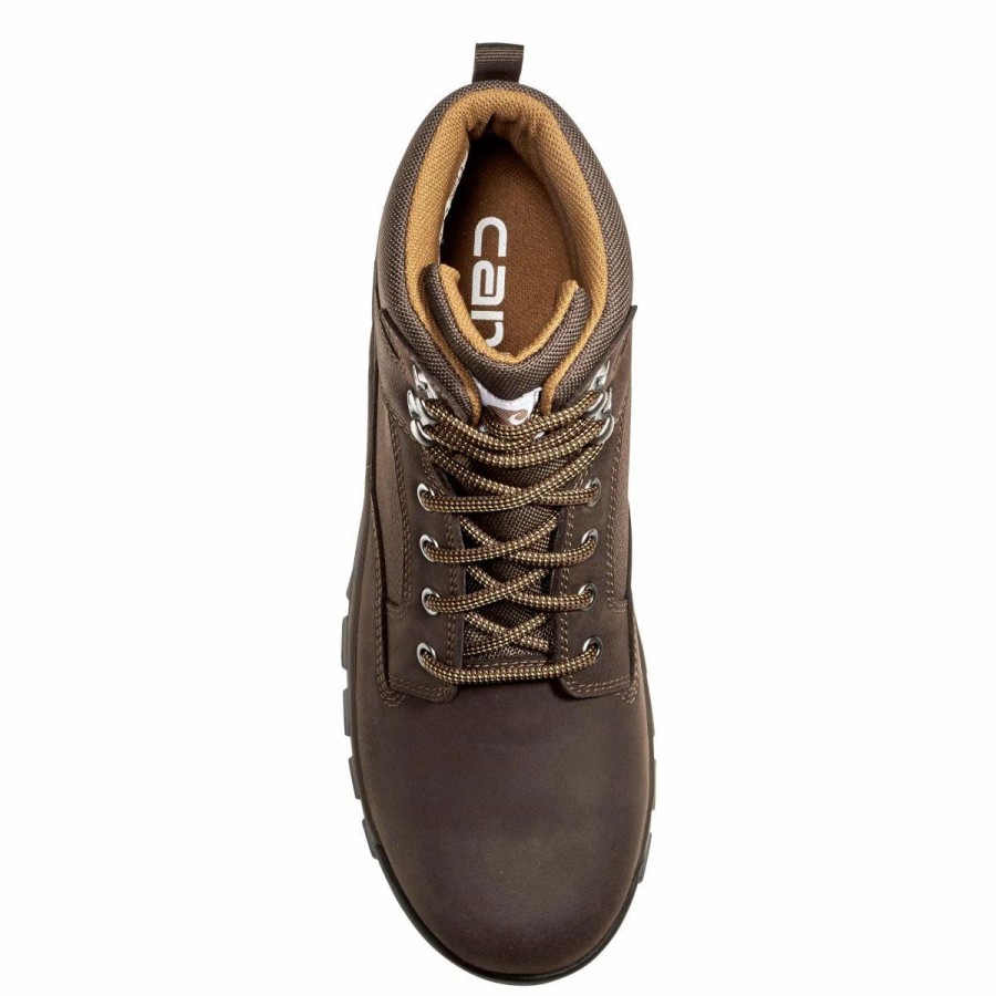 Work * | Carhartt Footwear 'Carhartt' Men'S 6 Rugged Flex Eh Wp Steel Toe Chocolate Brown / Oil Tan