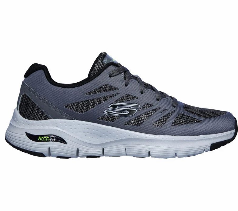 Athletic * | Skechers' Men'S Arch Fit-Charge Back Charcoal / Black