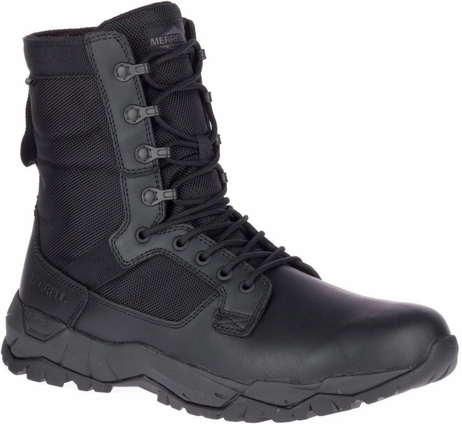 Work * | Merrell' Unisex 8 Mqc Patrol Wp Soft Toe Black (Wide)