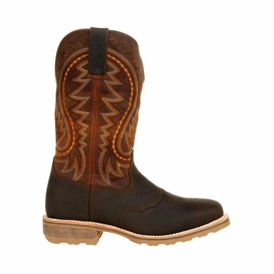 Cowboy * | Durango' Men'S 12 Maverick Pro Wp Western Work Cimarron Brown