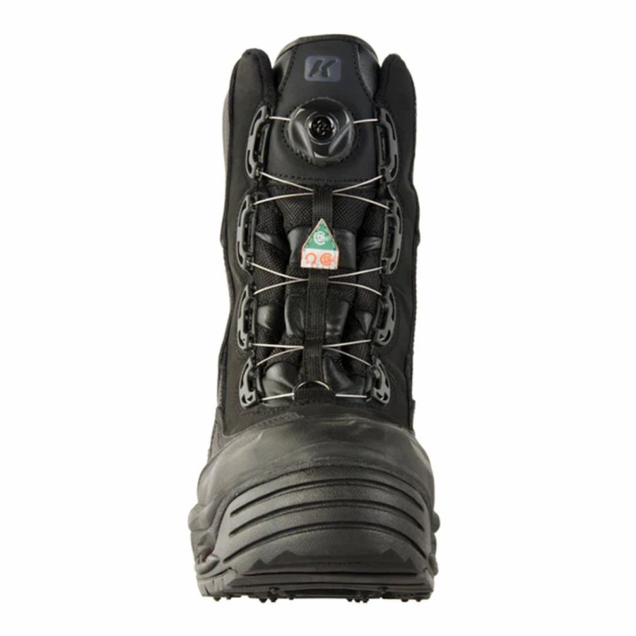 Work * | Korker'S Products, Llc 'Korkers' Men'S 10 Icejack Pro 600Gr Wp Comp Toe Black