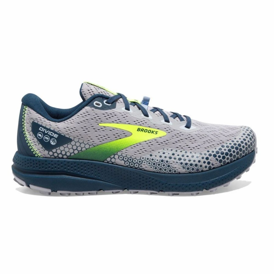 Athletic * | Brooks' Men'S Divide 3 Alloy / Titan / Nightlife