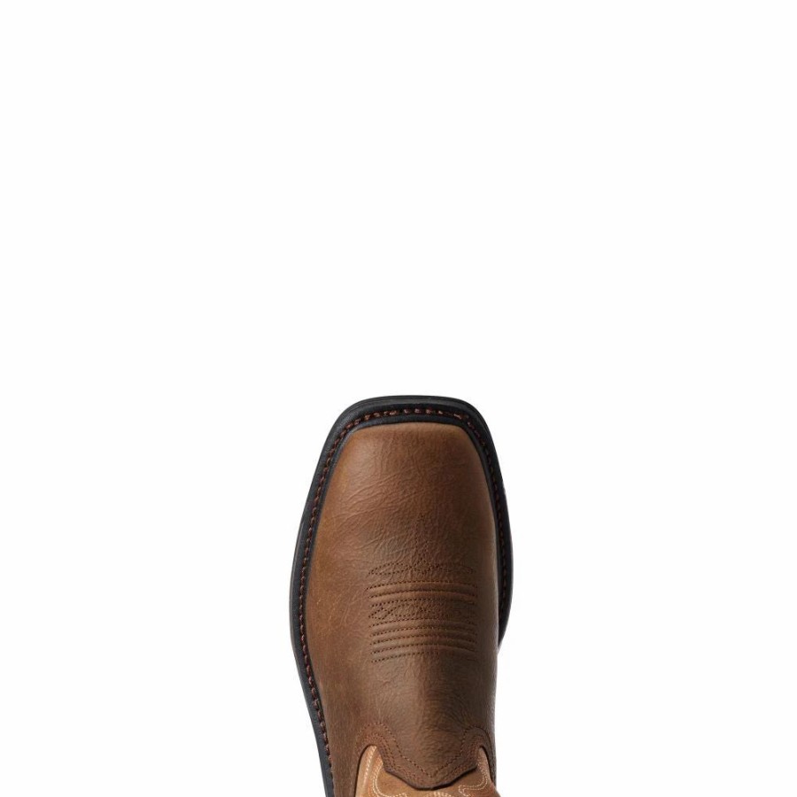 Work * | Ariat' Men'S Big Rig Eh Wp Soft Toe Rye Brown