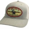 Accessories * | Red Dirt Hat Company 'Red Dirt Hat' Jackalope Ranch Patch Hat Heather Grey / White