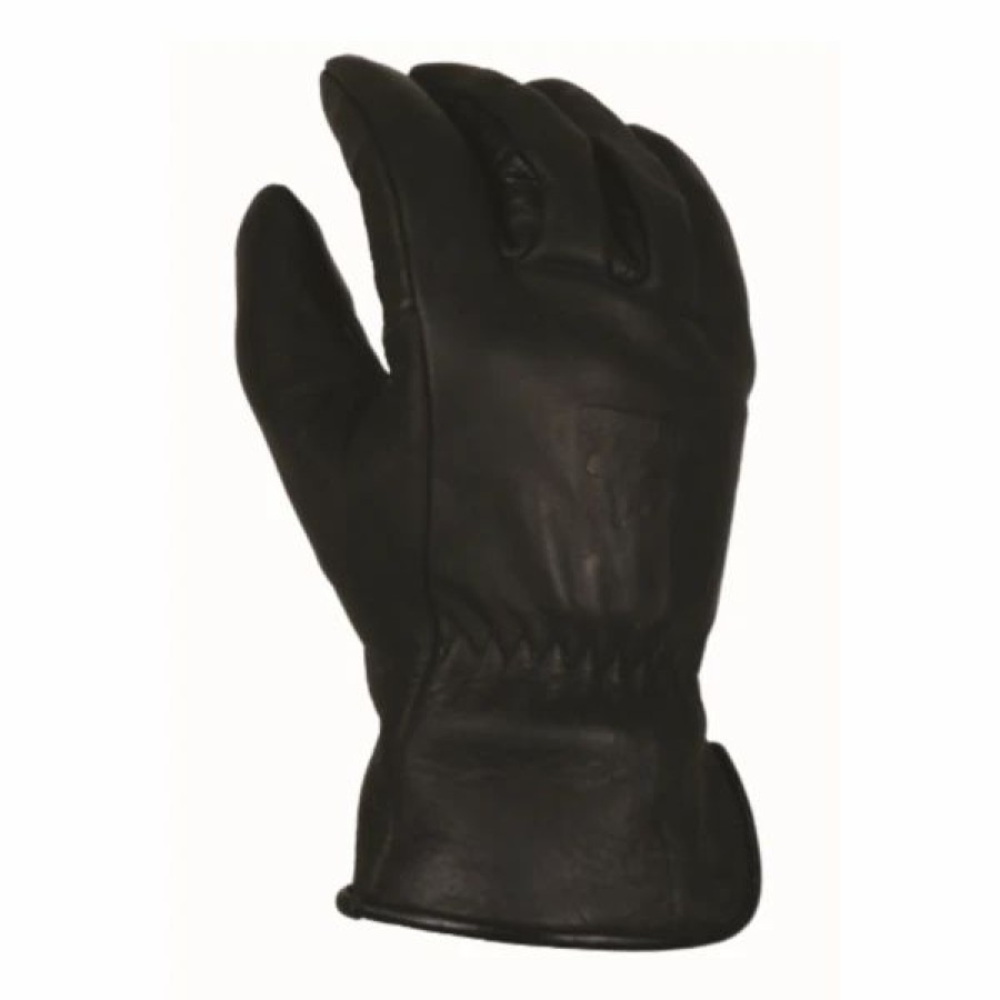 Accessories * | Bear Knuckles Llc 'Bear Knuckles' Double Wedge Fleece-Lined Water Resistant Cowhide Driver Glove Black