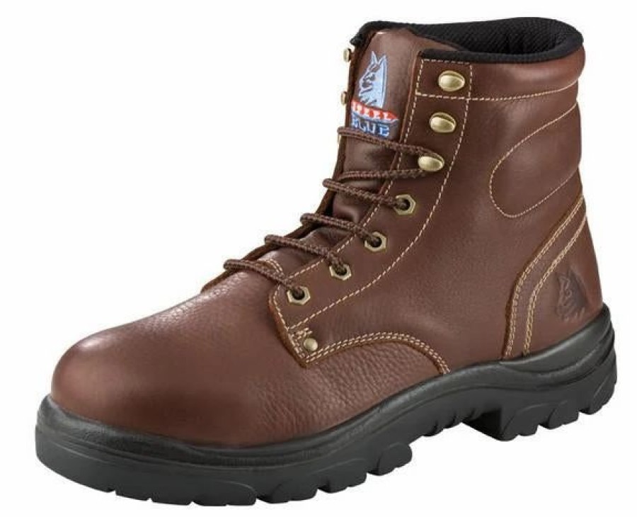 Work * | Steel Blue' Men'S 6 Argyle Esd Steel Toe Brown / Oak