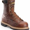 Work * | Carolina' Men'S 8 Grind Wp Comp Toe Boot Brown