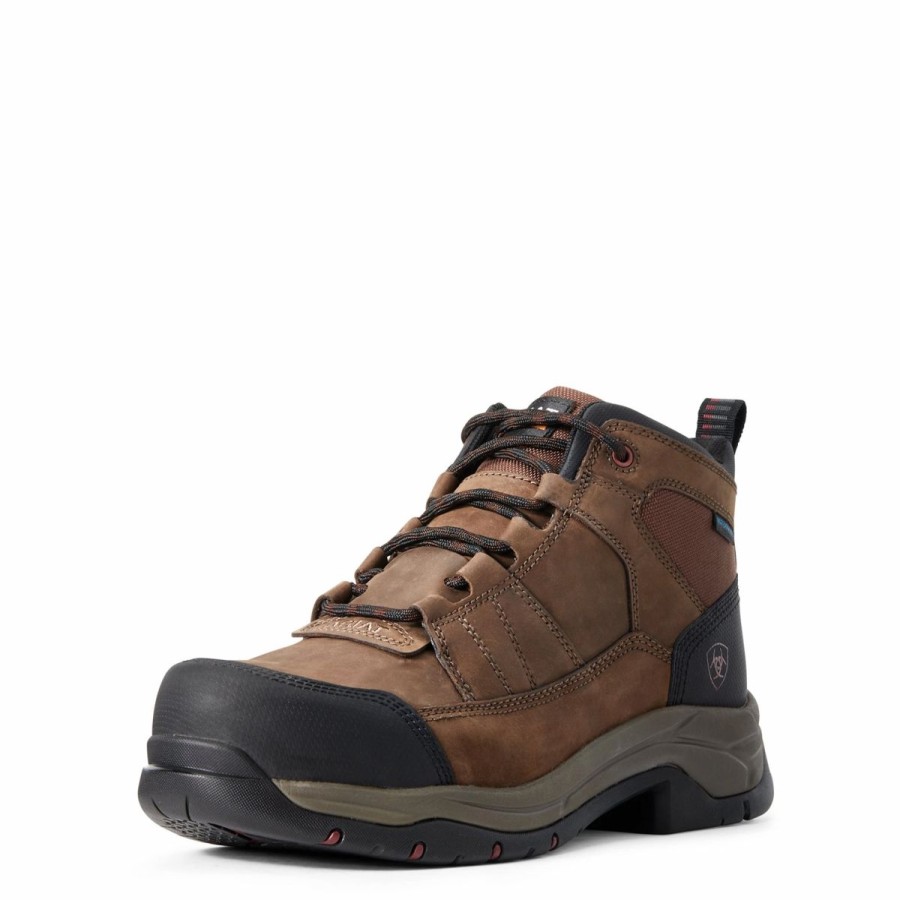 Work * | Ariat' Men'S 6 Telluride Wp Comp Toe Brown