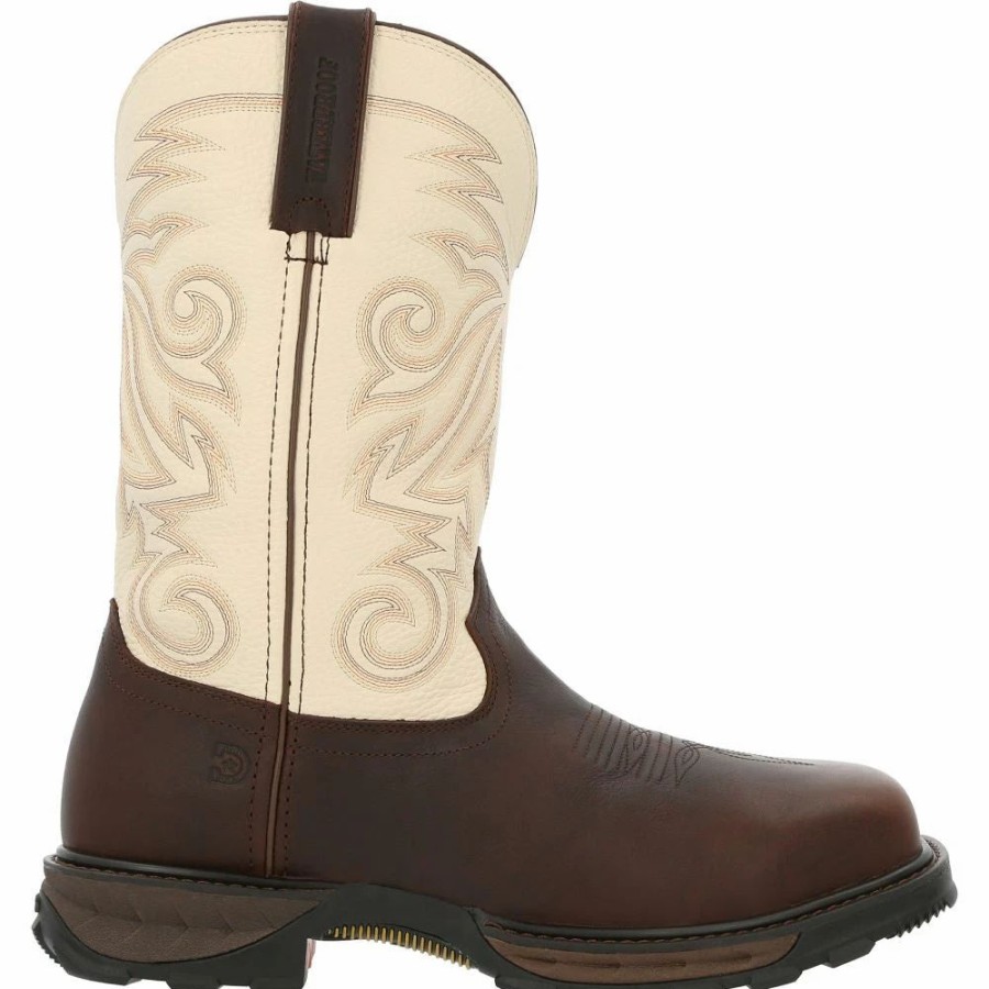 Work * | Durango 'Durnago' Men'S 11 Maverick Xp Wp Comp Toe Western Work Boot Chocolate / White