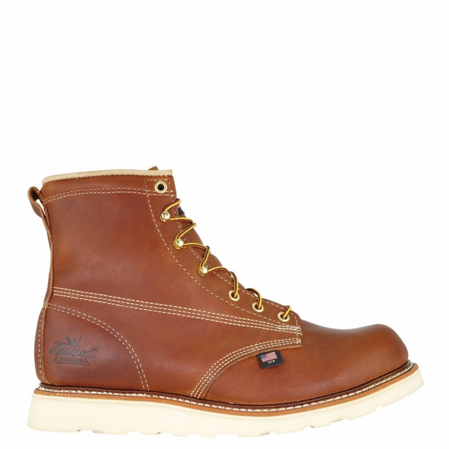 Work * | Thorogood' Men'S 6" American Heritage Maxwear Wedge Tobacco