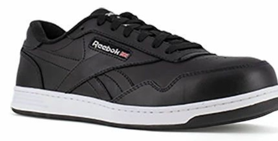 Work * | Reebok' Men'S Club Memorytech Esd Comp Toe Black / White