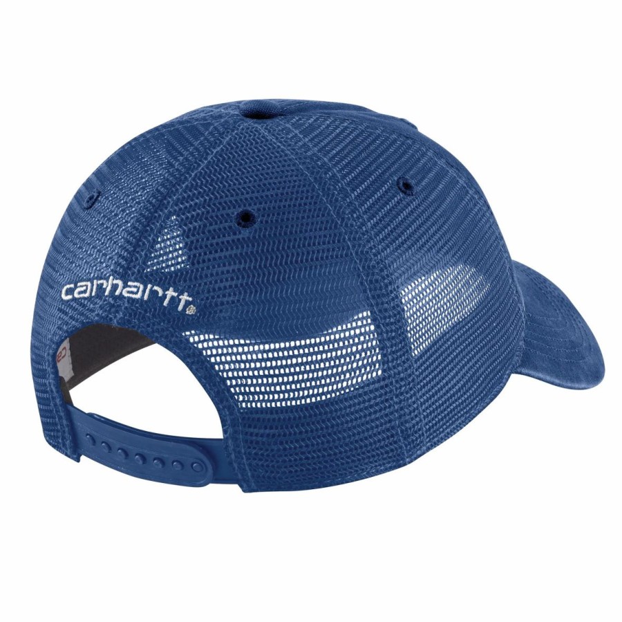 Accessories * | Carhartt' Men'S Adjustable Canvas Mesh-Back Cap Lakeshore