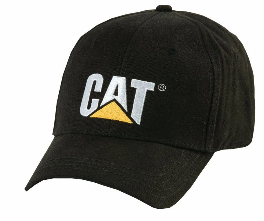 Accessories * | Caterpillar' Unisex Trademark Cap Black