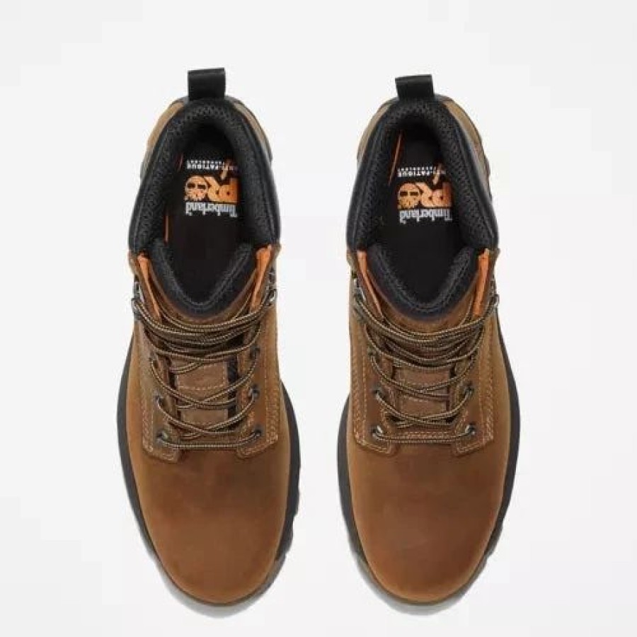 Work * | Timberland Pro' Men'S 6 Titan Ev Wp Soft Toe Brown