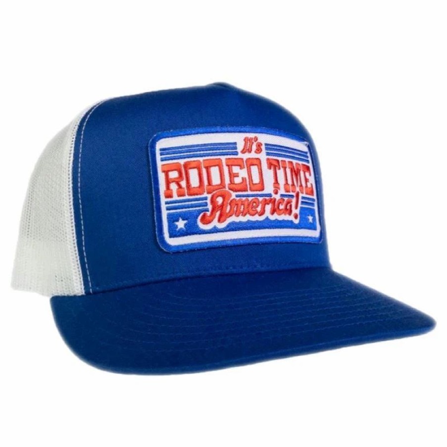 Accessories * | Dale Brisby' Men'S It'S Rodeo Time Cap Blue