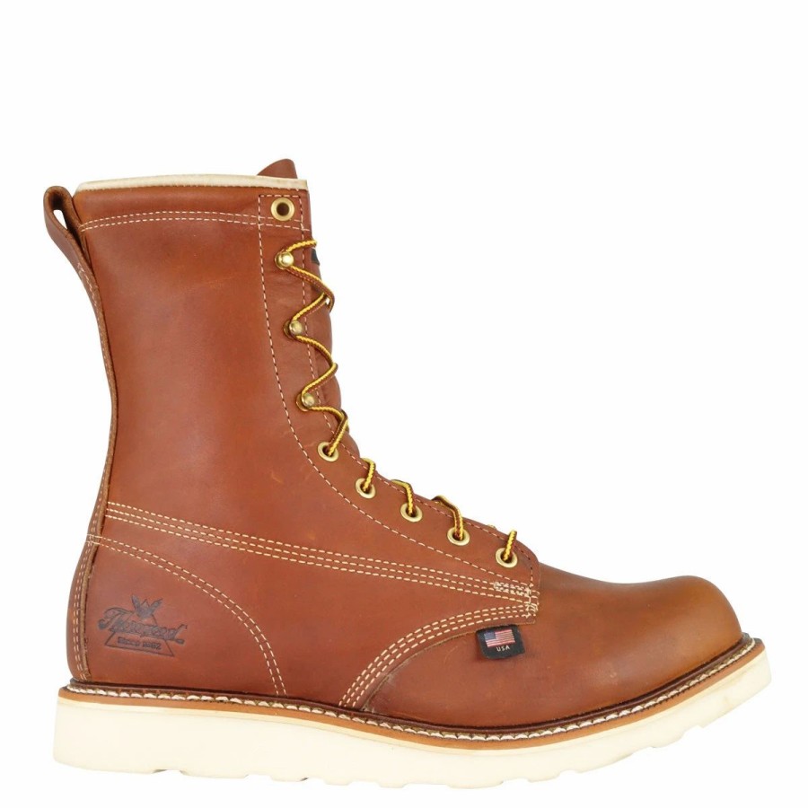 Work * | Thorogood' Men'S 8 American Heritage Eh Sr Steel Toe Tobacco Brown