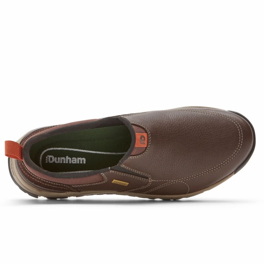 Casual & Dress * | Dunham Footwear 'Dunham' Men'S Glastonbury Wp Slip On Brown